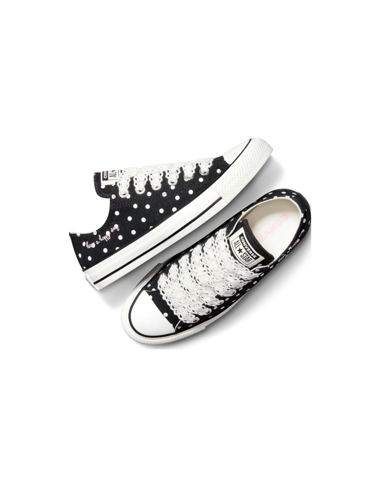 Women's Chuck Taylor All Star Canvas Ox Trainers - Black