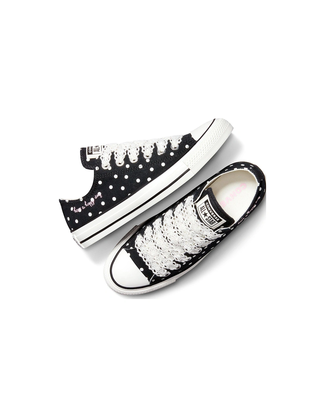 Women's Chuck Taylor All Star Canvas Ox Trainers - Black