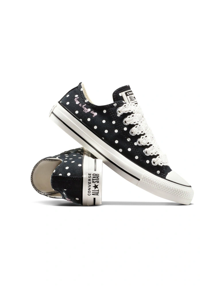 Women's Chuck Taylor All Star Canvas Ox Trainers - Black