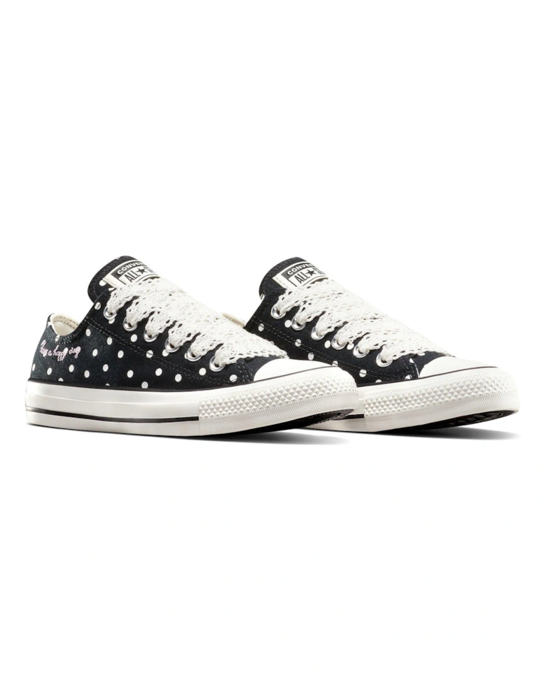 Women's Chuck Taylor All Star Canvas Ox Trainers - Black