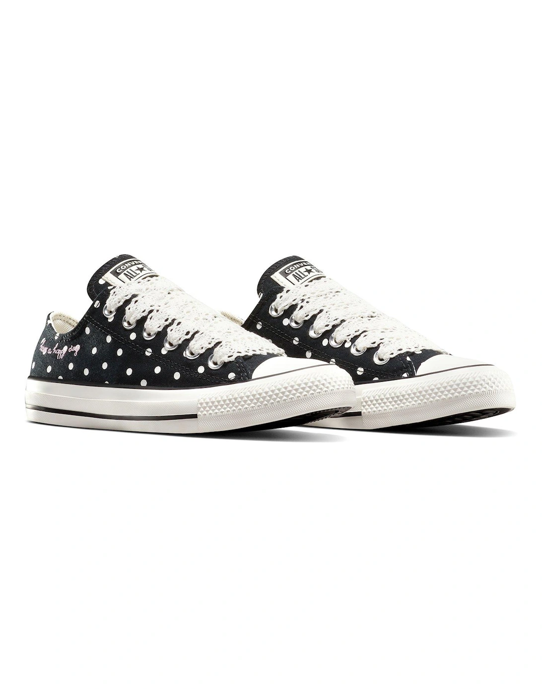 Women's Chuck Taylor All Star Canvas Ox Trainers - Black