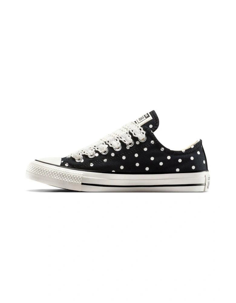 Women's Chuck Taylor All Star Canvas Ox Trainers - Black