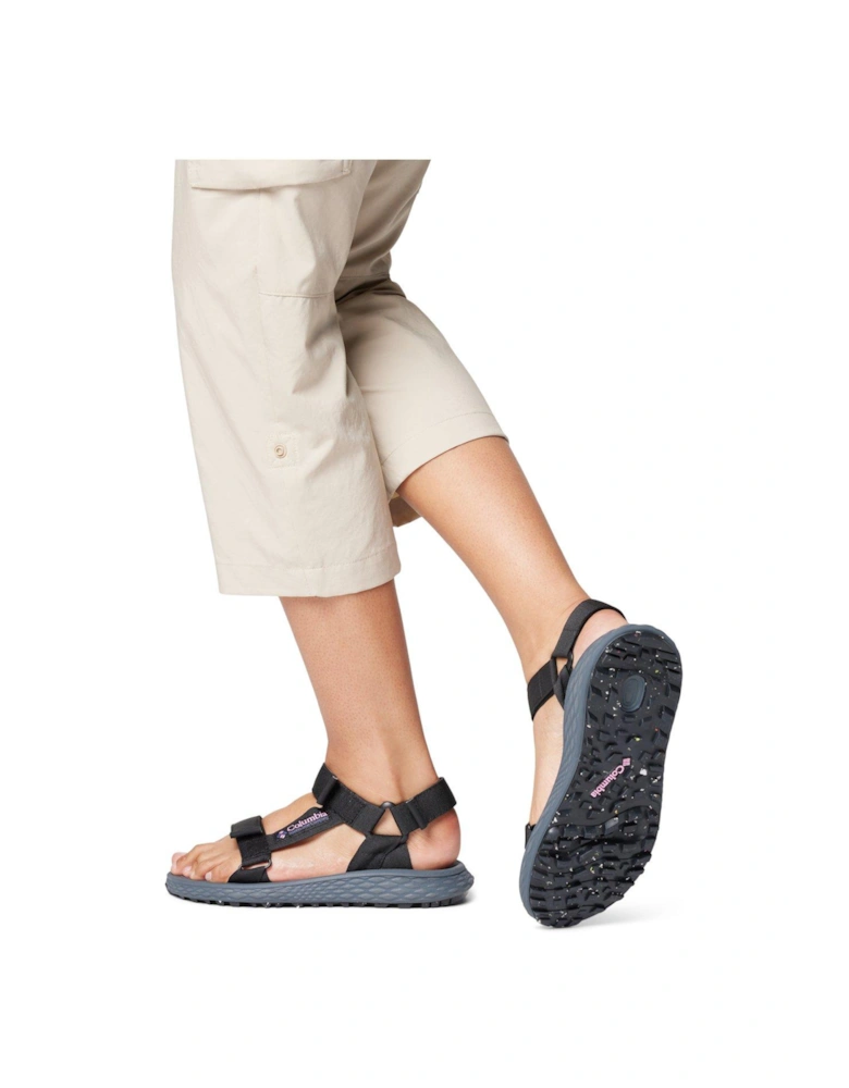 Women's Konos Globetrot Sandals - Black