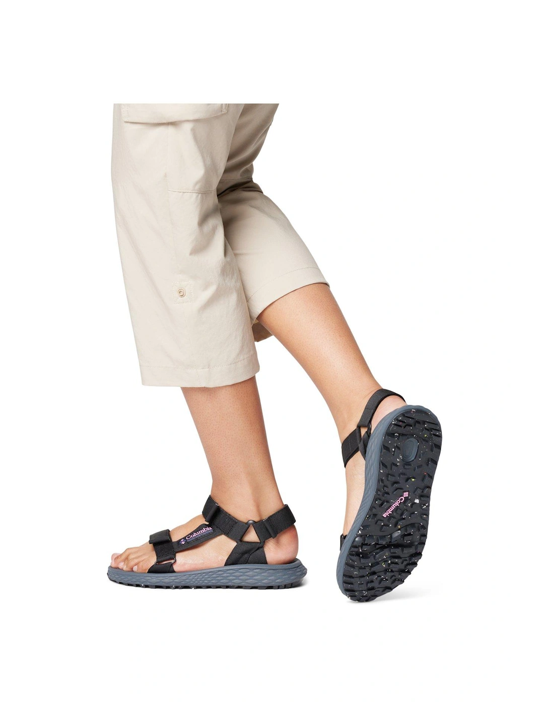 Women's Konos Globetrot Sandals - Black