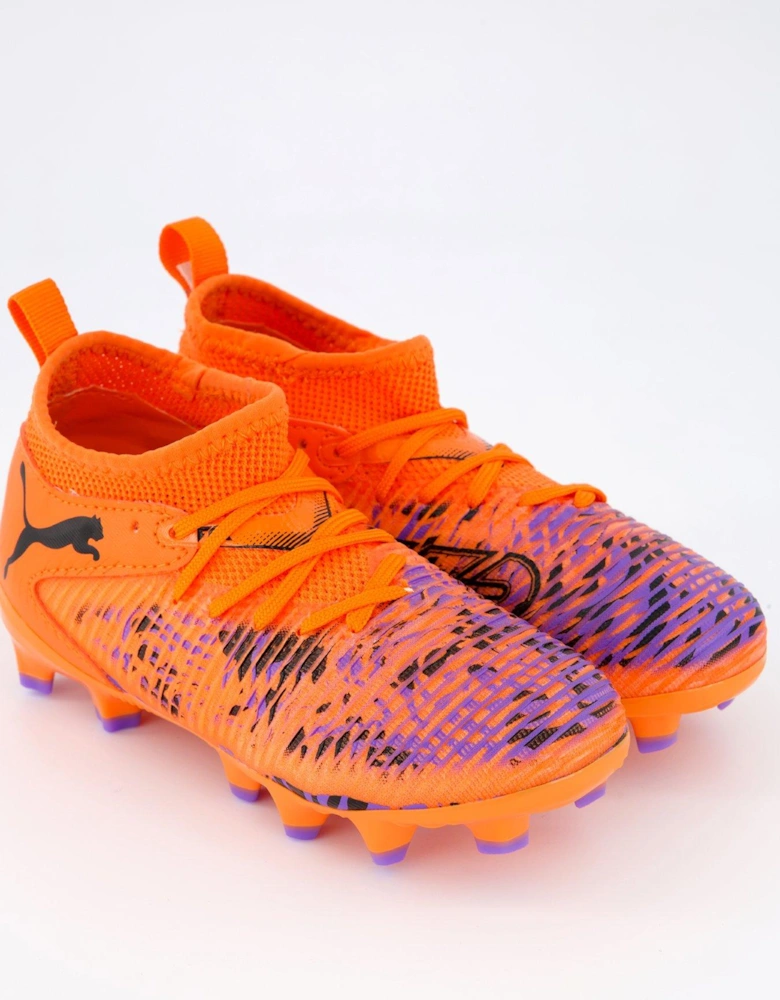 Junior Future 8 Match Creativity Firm Ground Football Boot - Orange