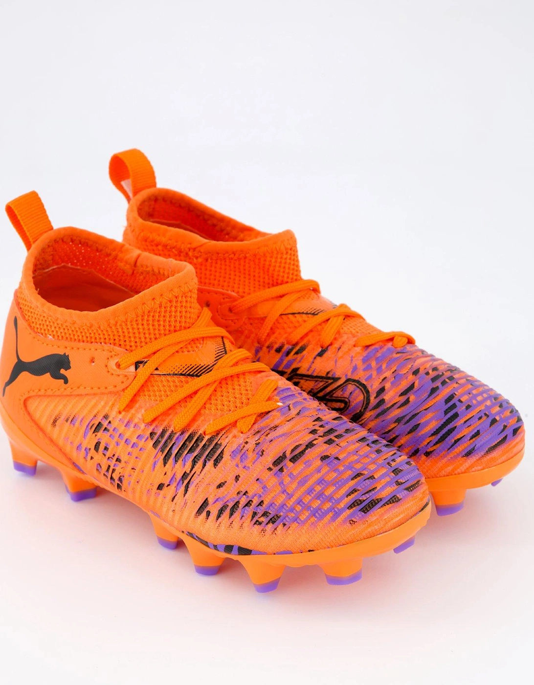 Junior Future 8 Match Creativity Firm Ground Football Boot - Orange