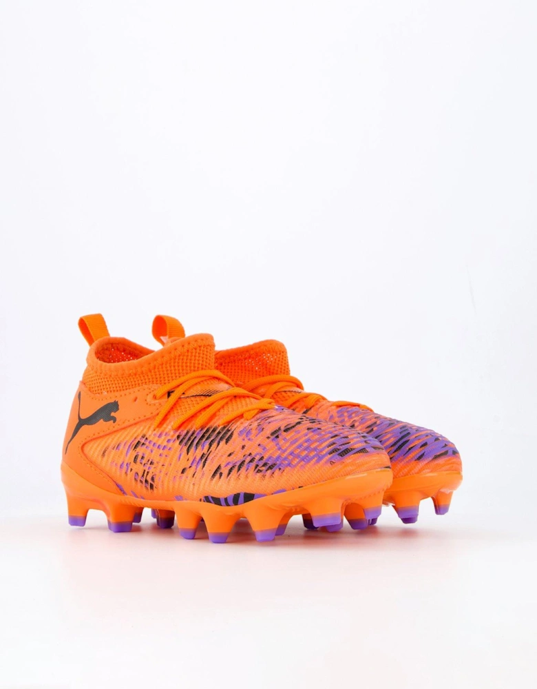 Junior Future 8 Match Creativity Firm Ground Football Boot - Orange
