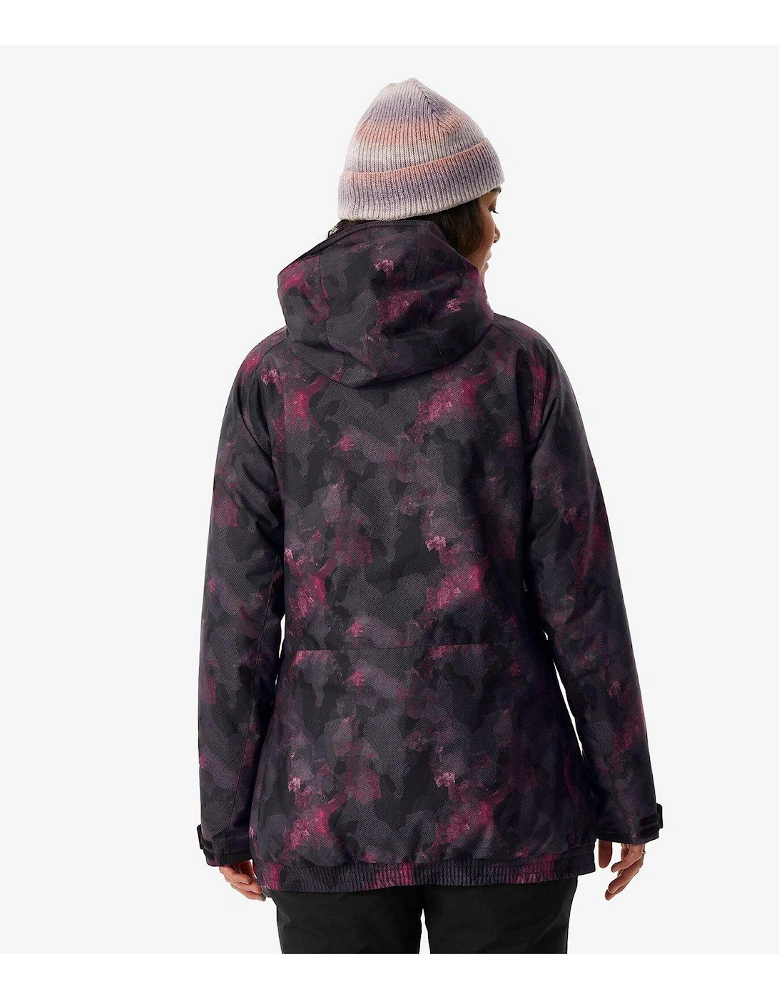 Women's 100 Snowboard Jacket - Black