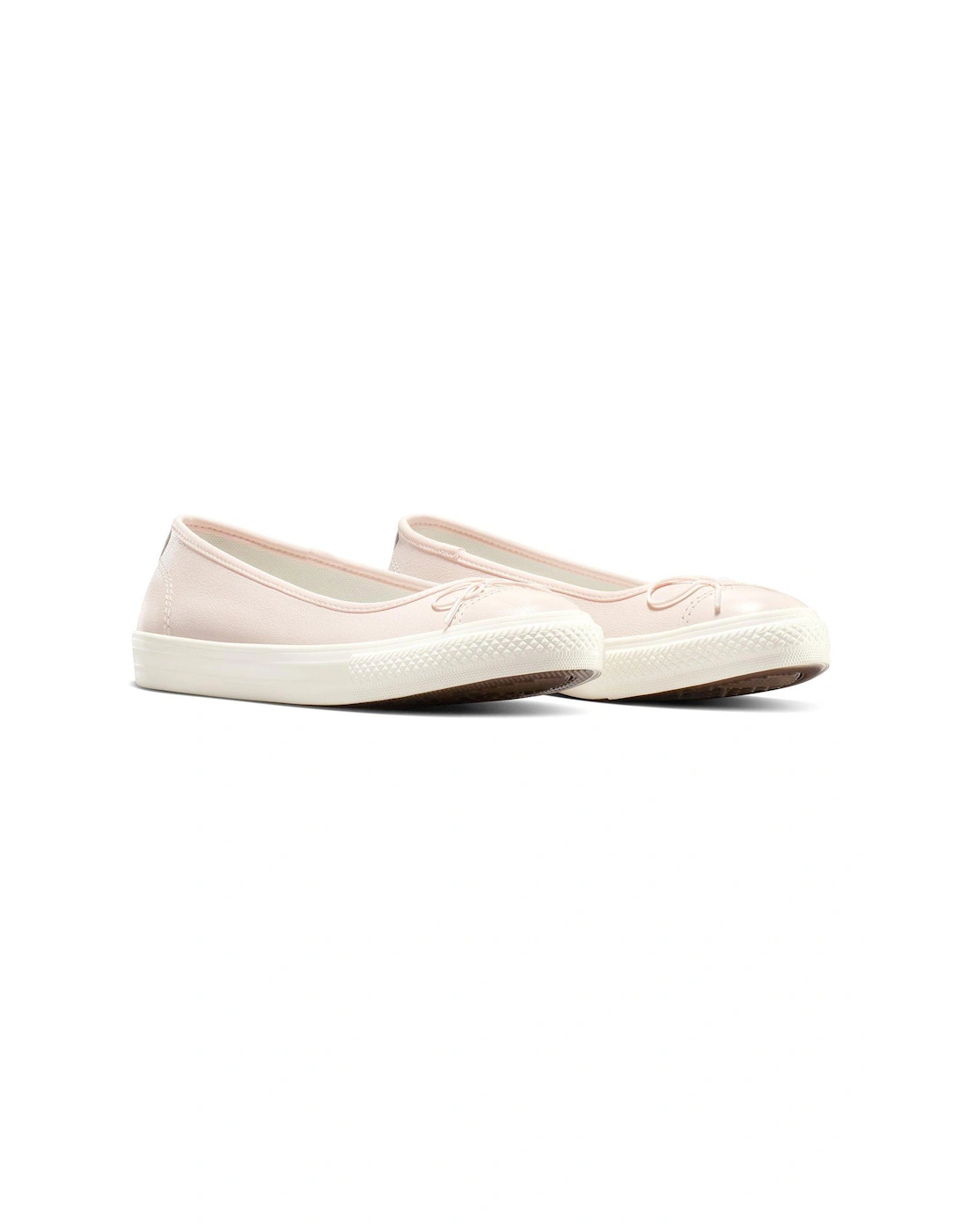 Womens Chuck Taylor All Star Dainty Ballerina Leather Slippale - Pale Petal/Egret