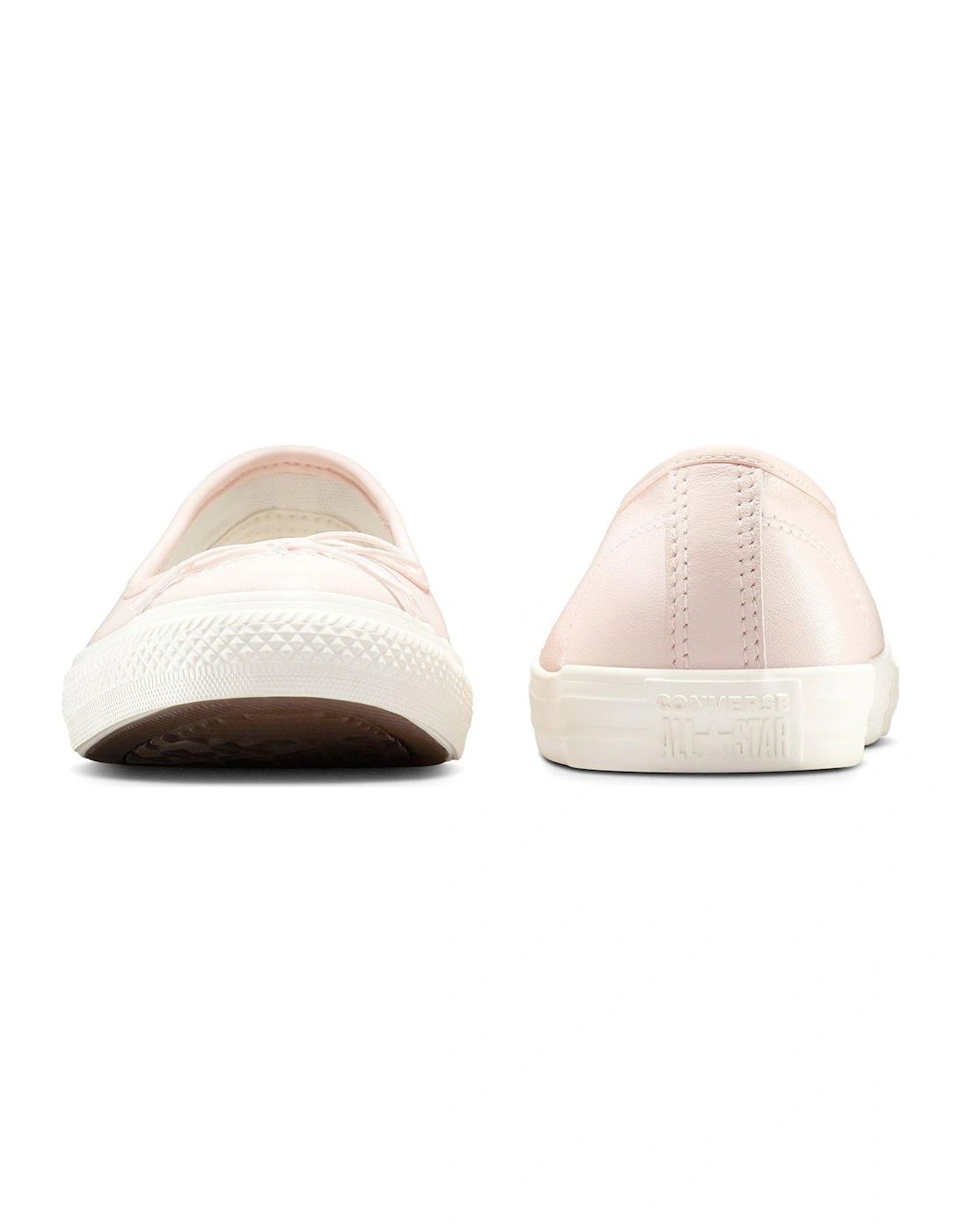 Womens Chuck Taylor All Star Dainty Ballerina Leather Slippale - Pale Petal/Egret