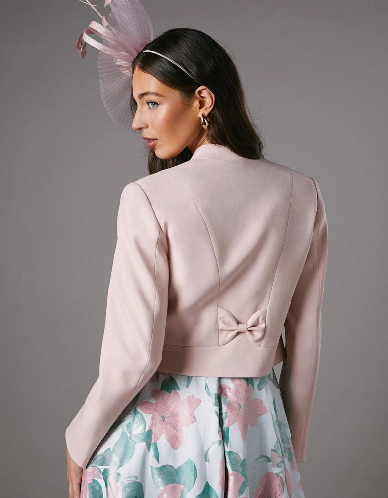 Bow Back Long Sleeve Jacket