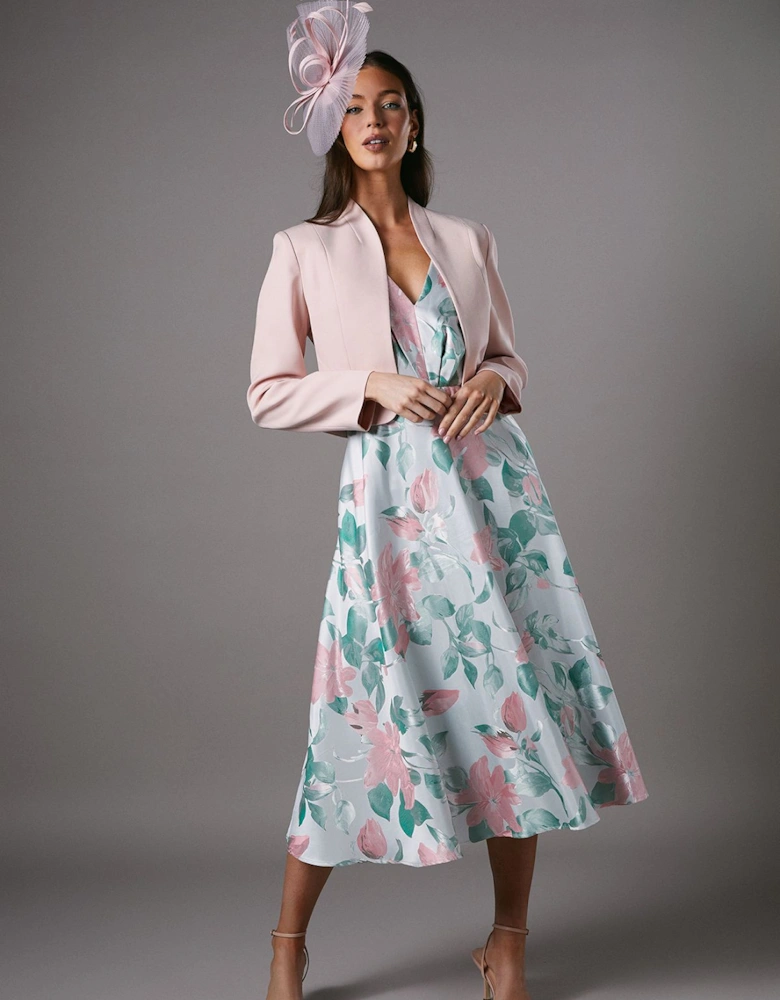 Bow Back Long Sleeve Jacket