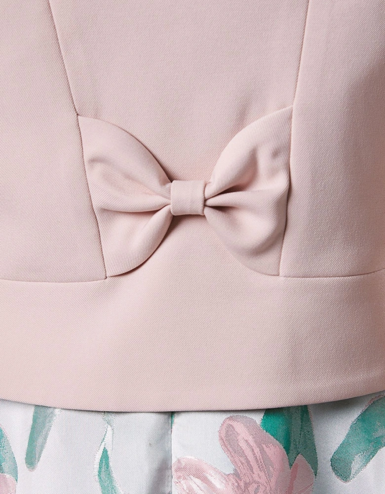 Bow Back Long Sleeve Jacket