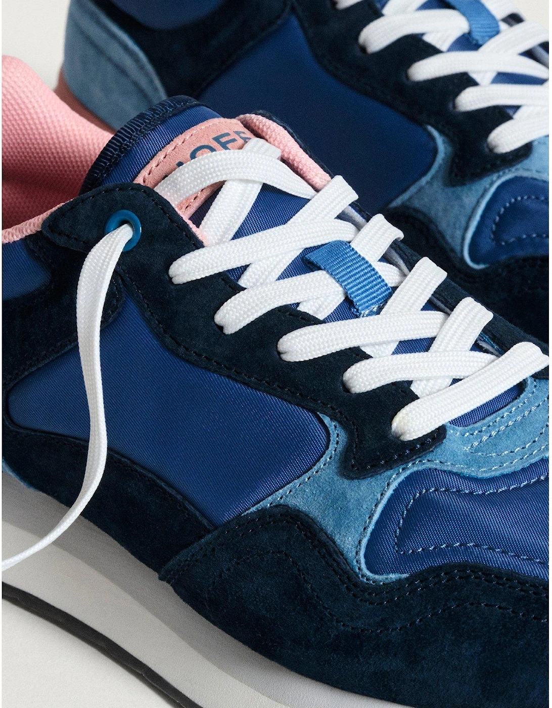 Women's Cork Trainers - Blue