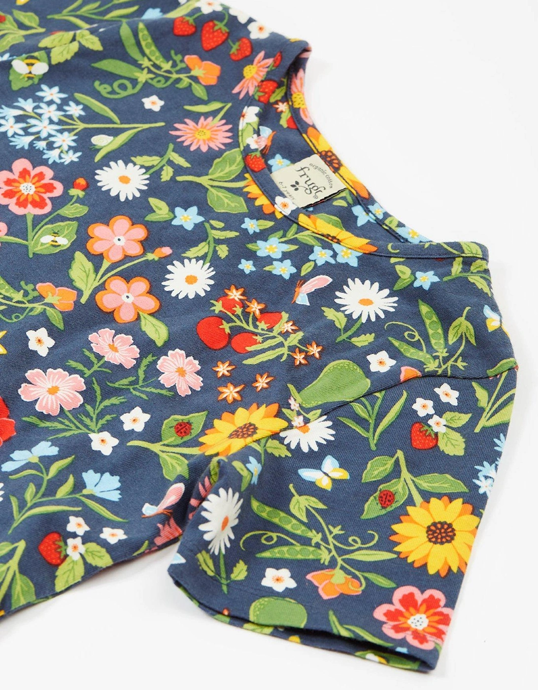Girls Sunshine Skater Dress - Navy