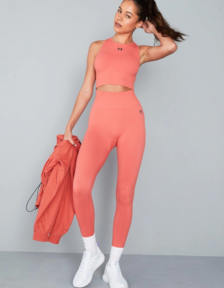 Womens Training Restore Seamless Tank - Red