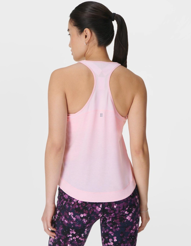 Womens Training Breathe Easy Run Tank Top - Pink
