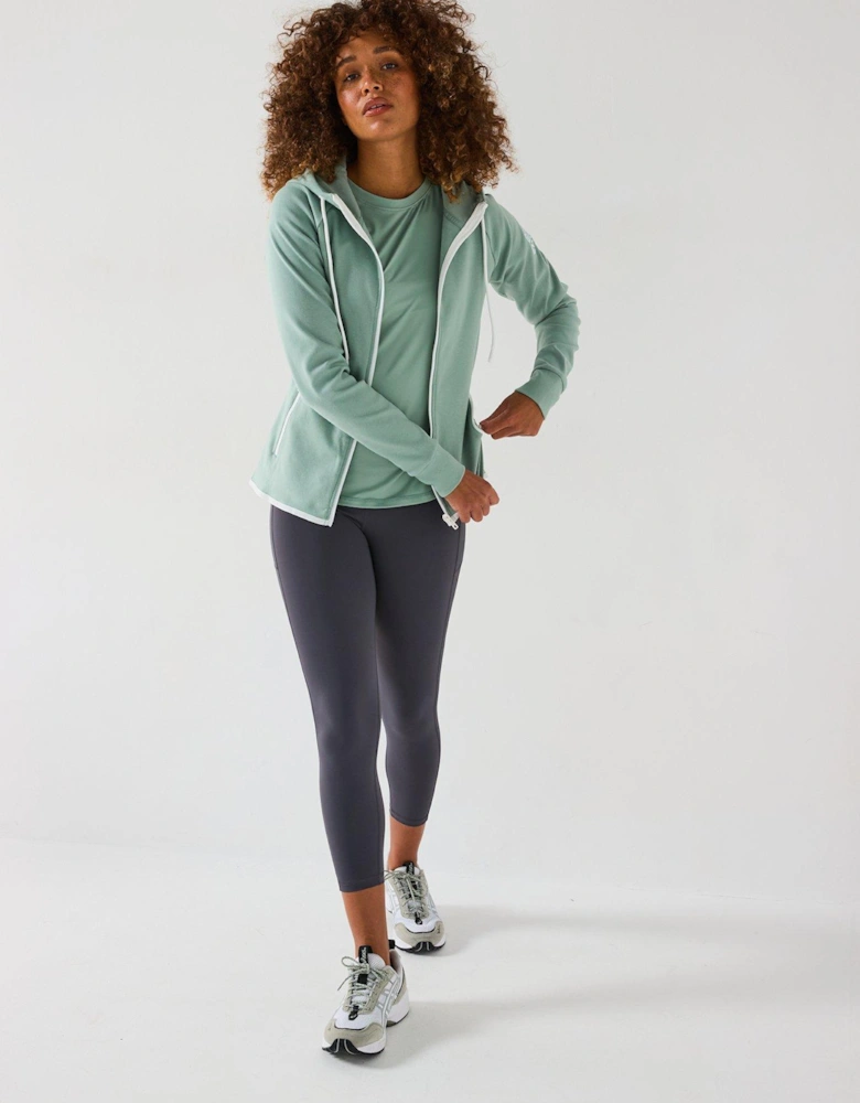 Womens Training Chill Zip Hoodie - Green
