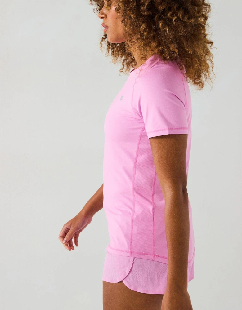 Womens Training Relentless Tee - Pink