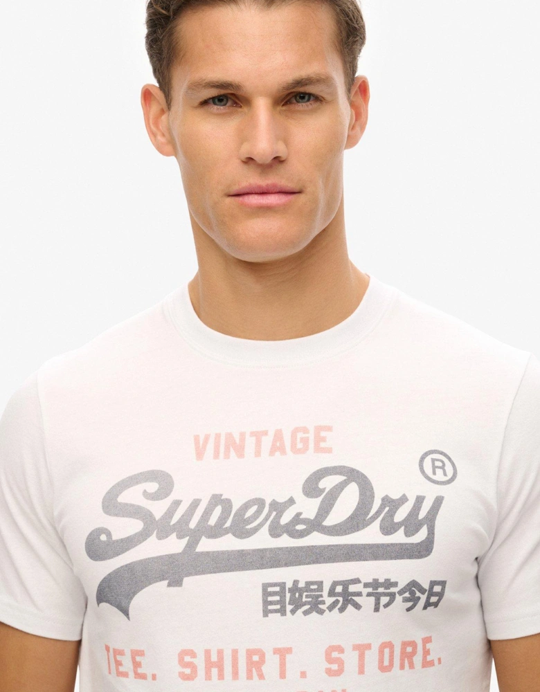 Vintage Logo Heritage Relaxed T-Shirt - White