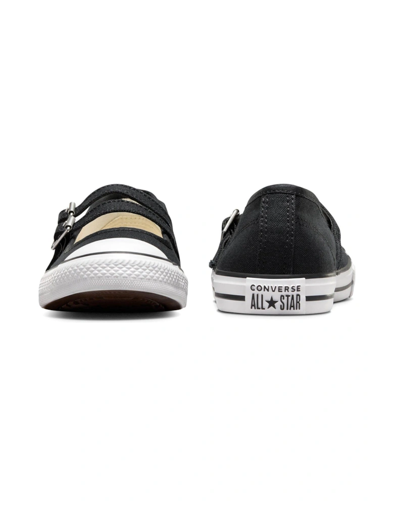 Womens Chuck Taylor All Star Dainty Mary Jane Canvas - Black