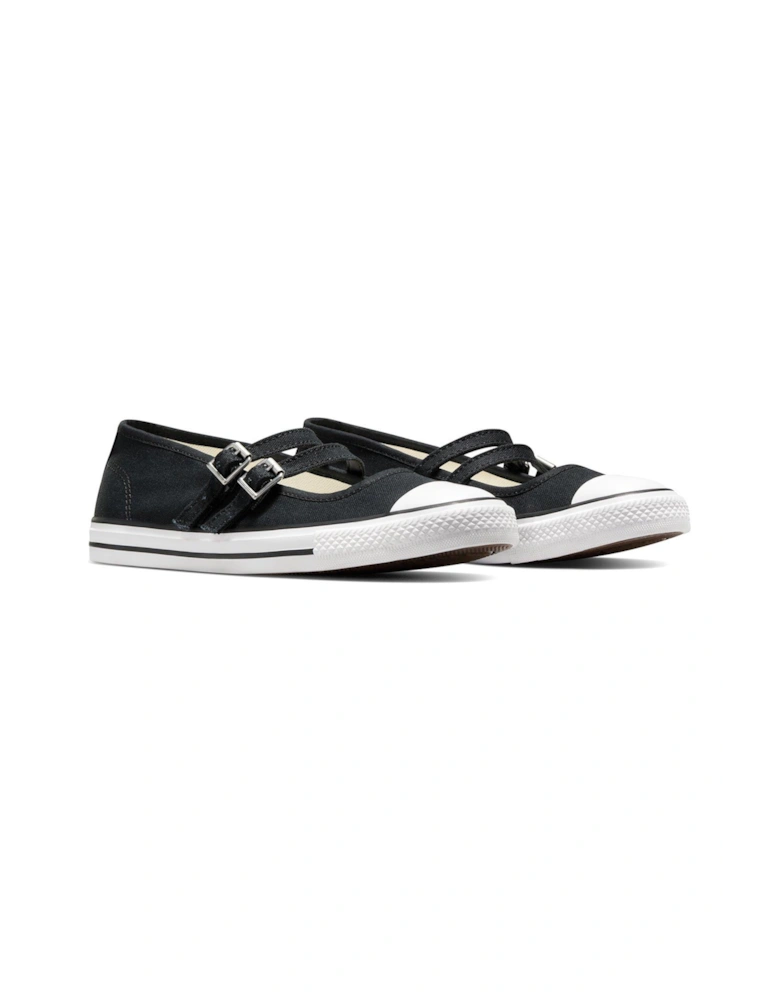 Womens Chuck Taylor All Star Dainty Mary Jane Canvas - Black