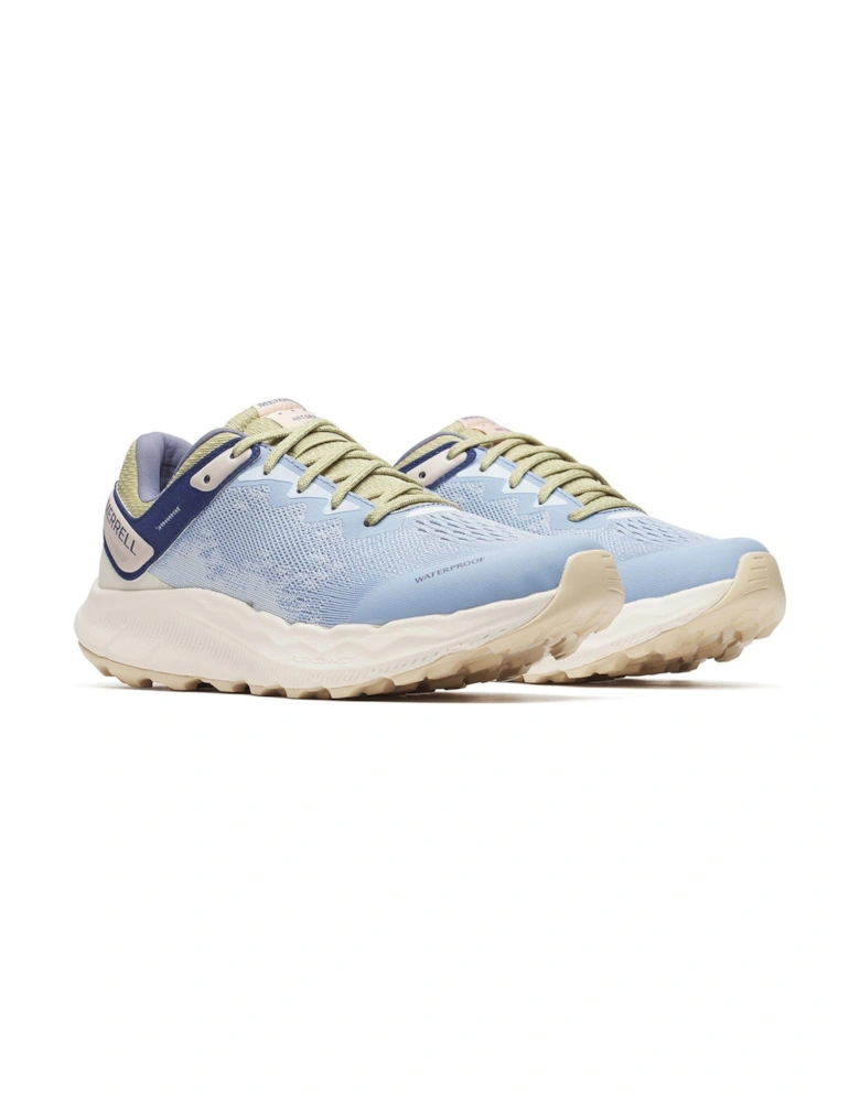 Womens Antora 4 Waterproof Trail Running Shoes - Blue