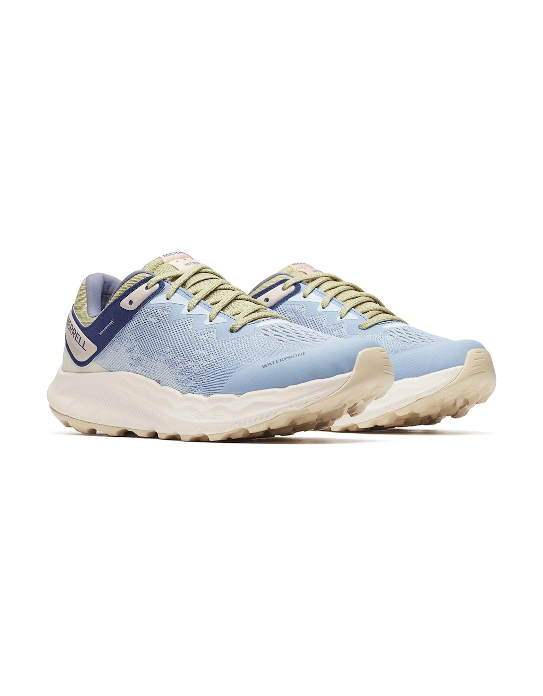 Womens Antora 4 Waterproof Trail Running Shoes - Blue