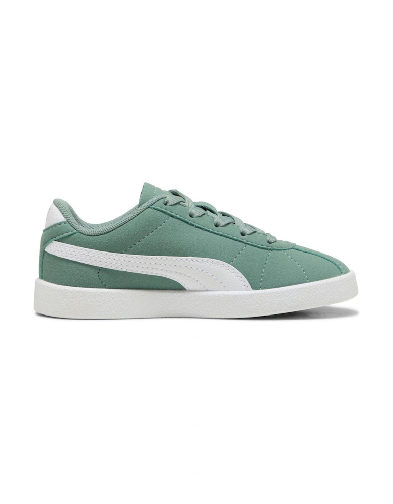 Kids Unisex Club II - Green Moon-White