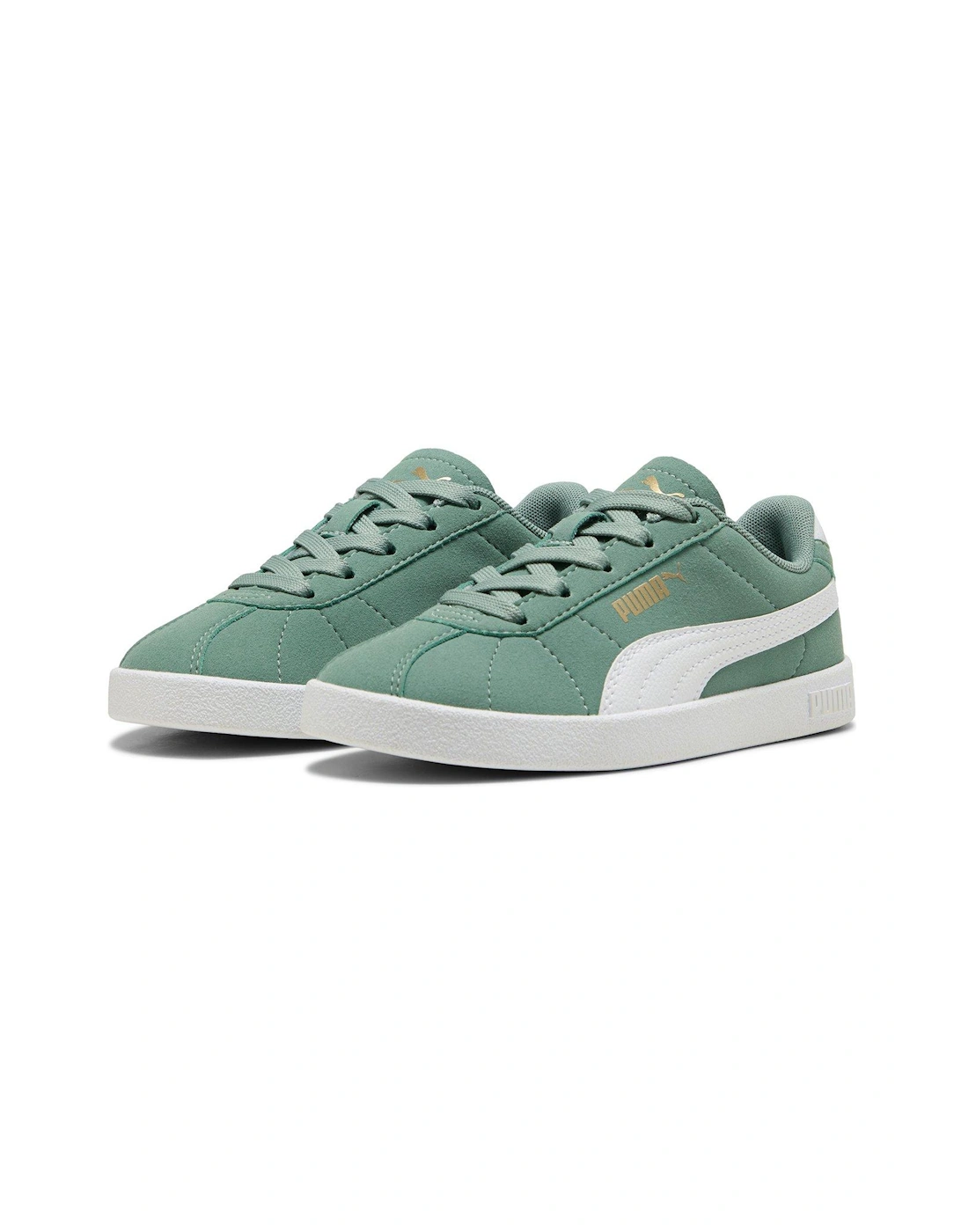 Kids Unisex Club II - Green Moon-White