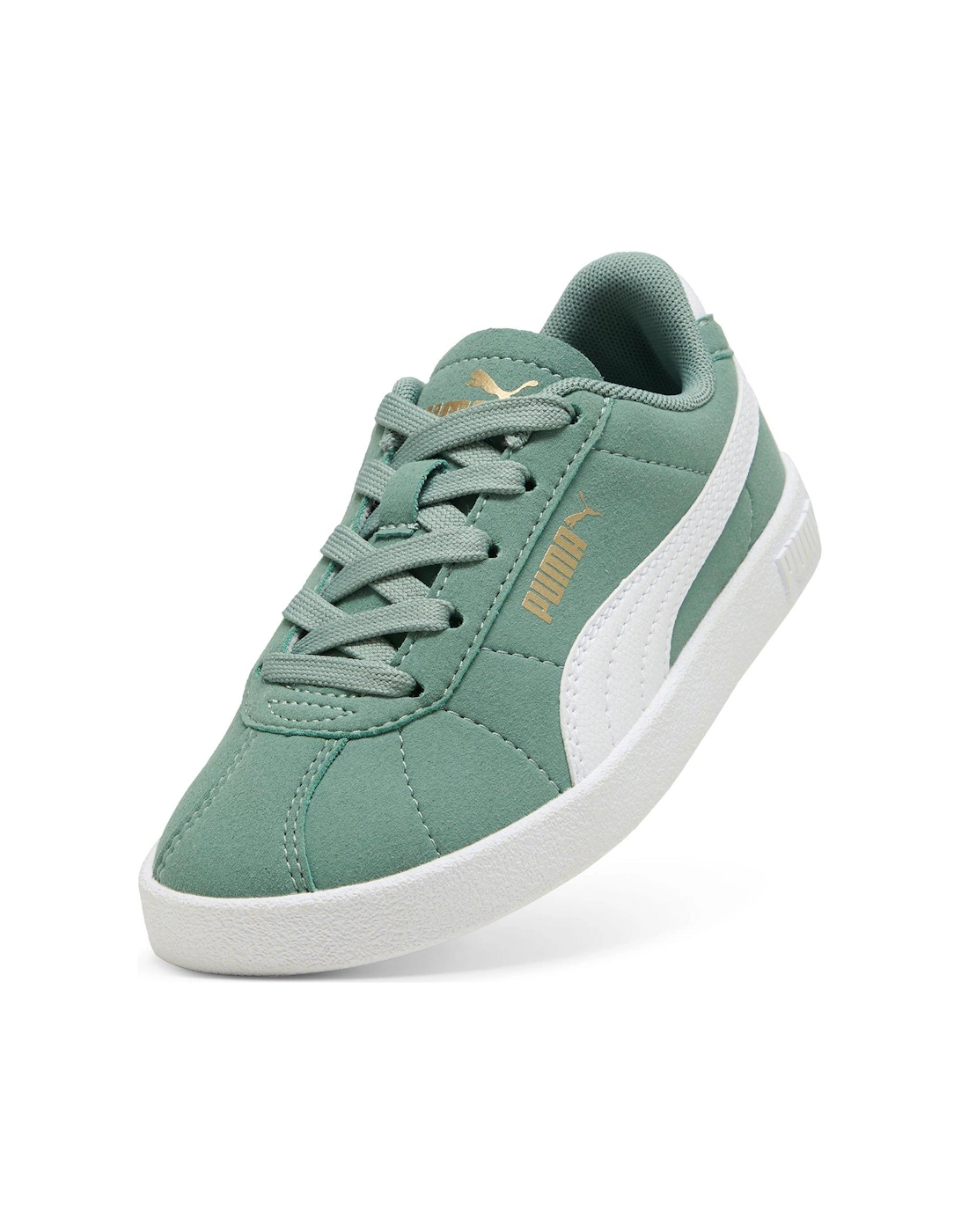 Kids Unisex Club II - Green Moon-White