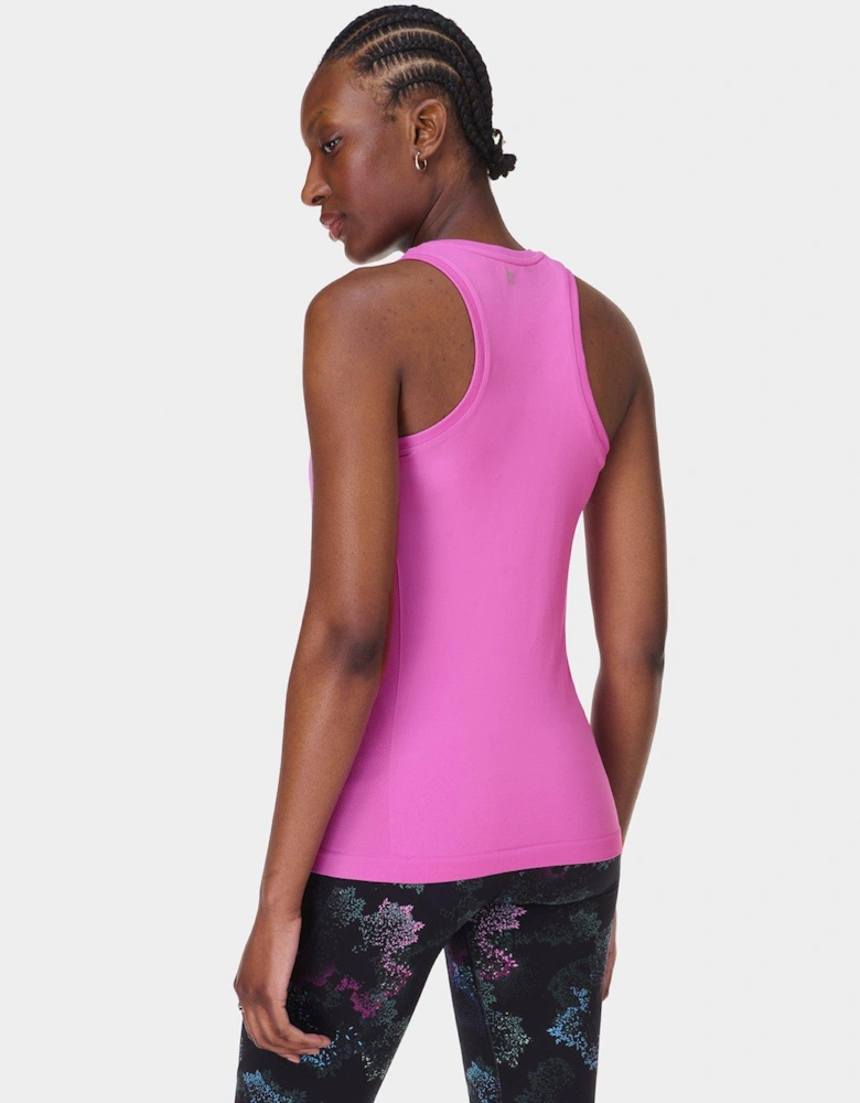 Womens Training Athlete Seamless Workout Tank Top - Pink