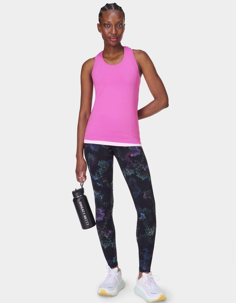 Womens Training Athlete Seamless Workout Tank Top - Pink