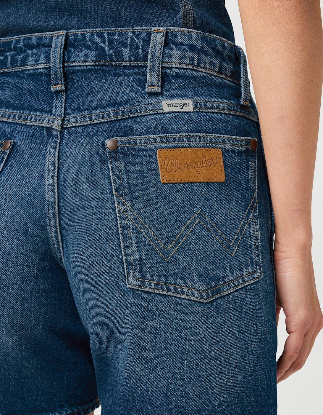 5 Inch Cowboy Denim Shorts - Blue