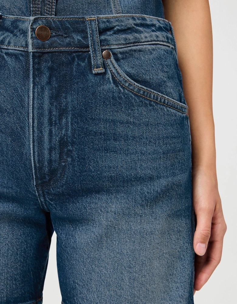 5 Inch Cowboy Denim Shorts - Blue