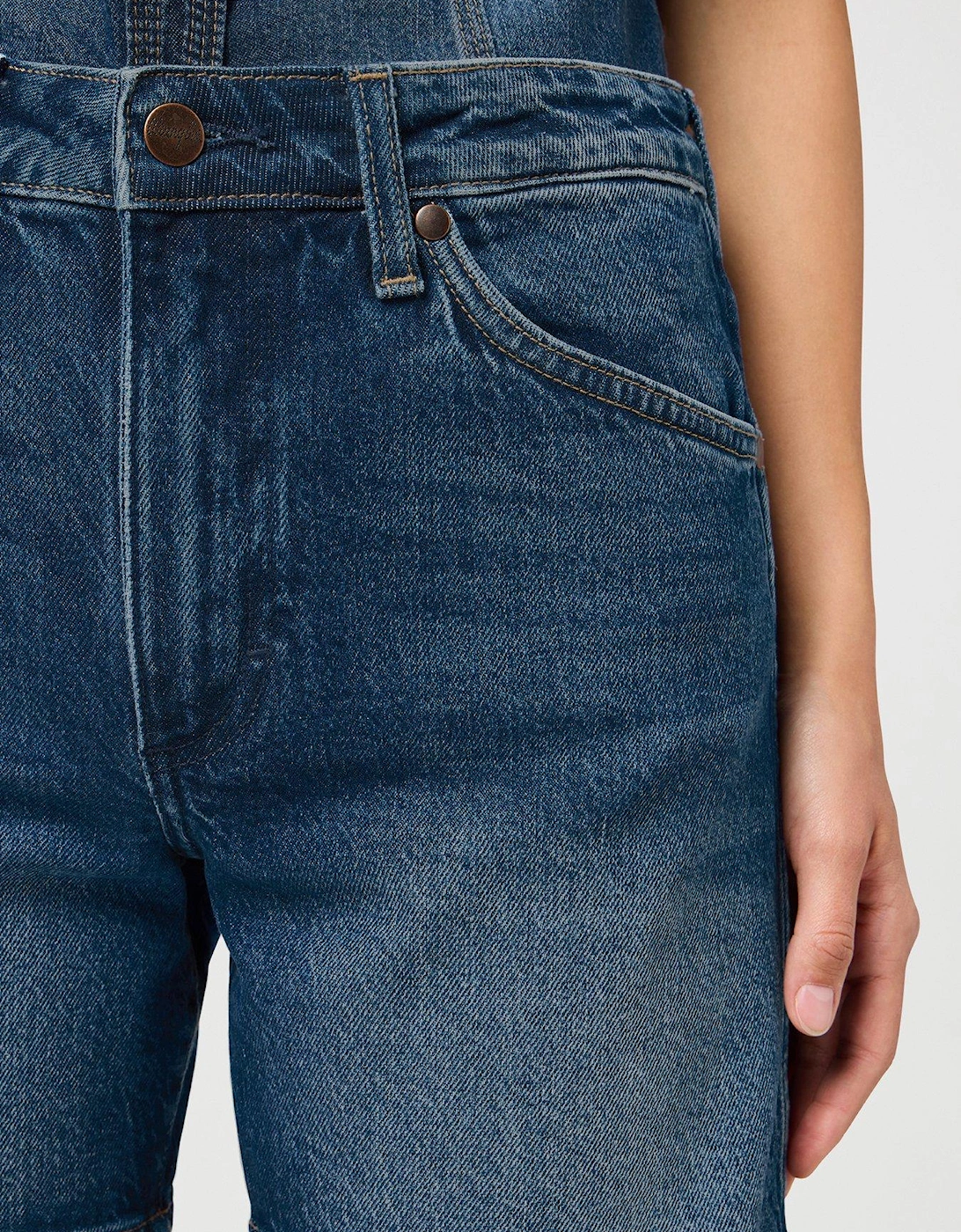 5 Inch Cowboy Denim Shorts - Blue