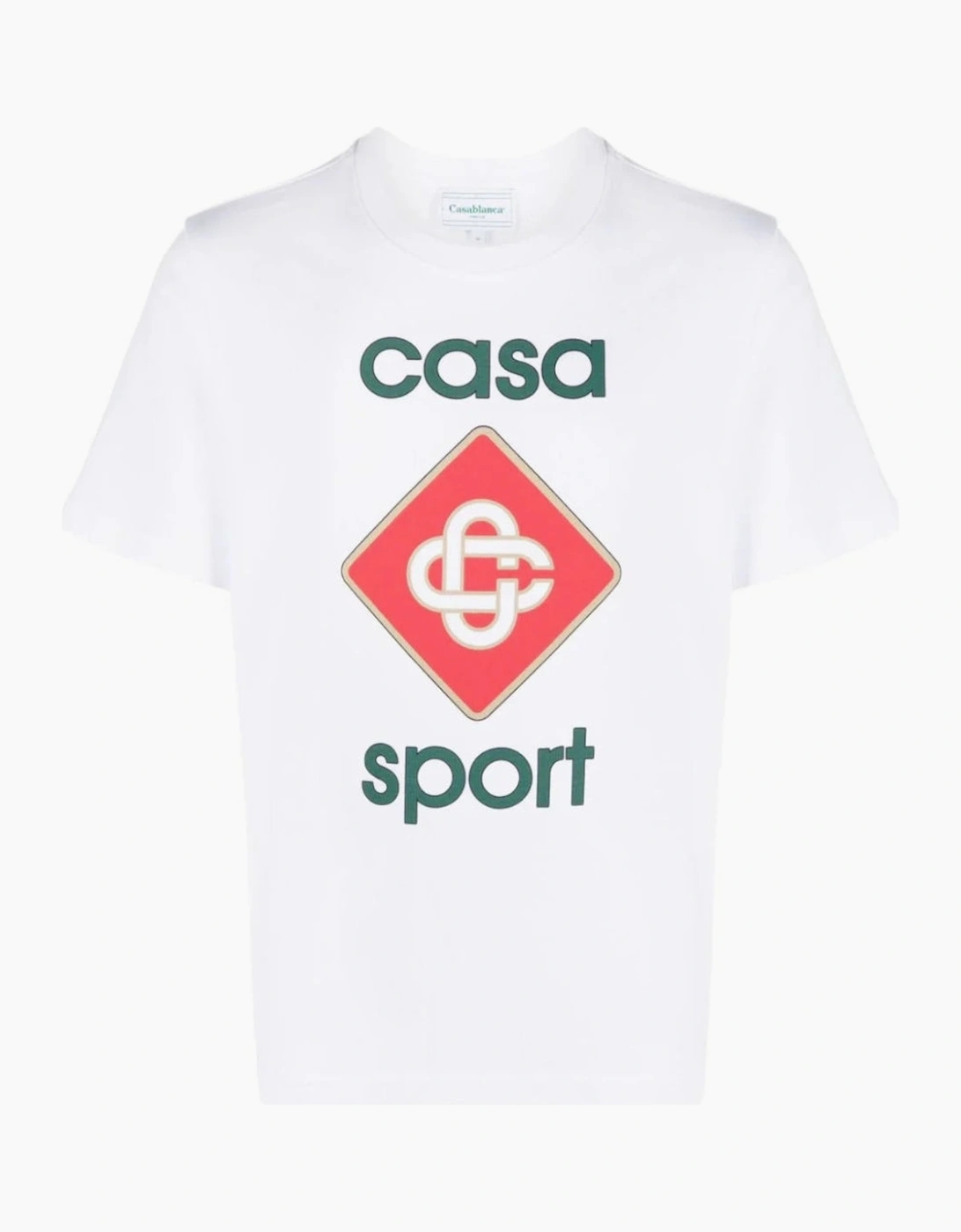 Men's Casablanca Casa Sport Design White T-Shirt - Size: 36