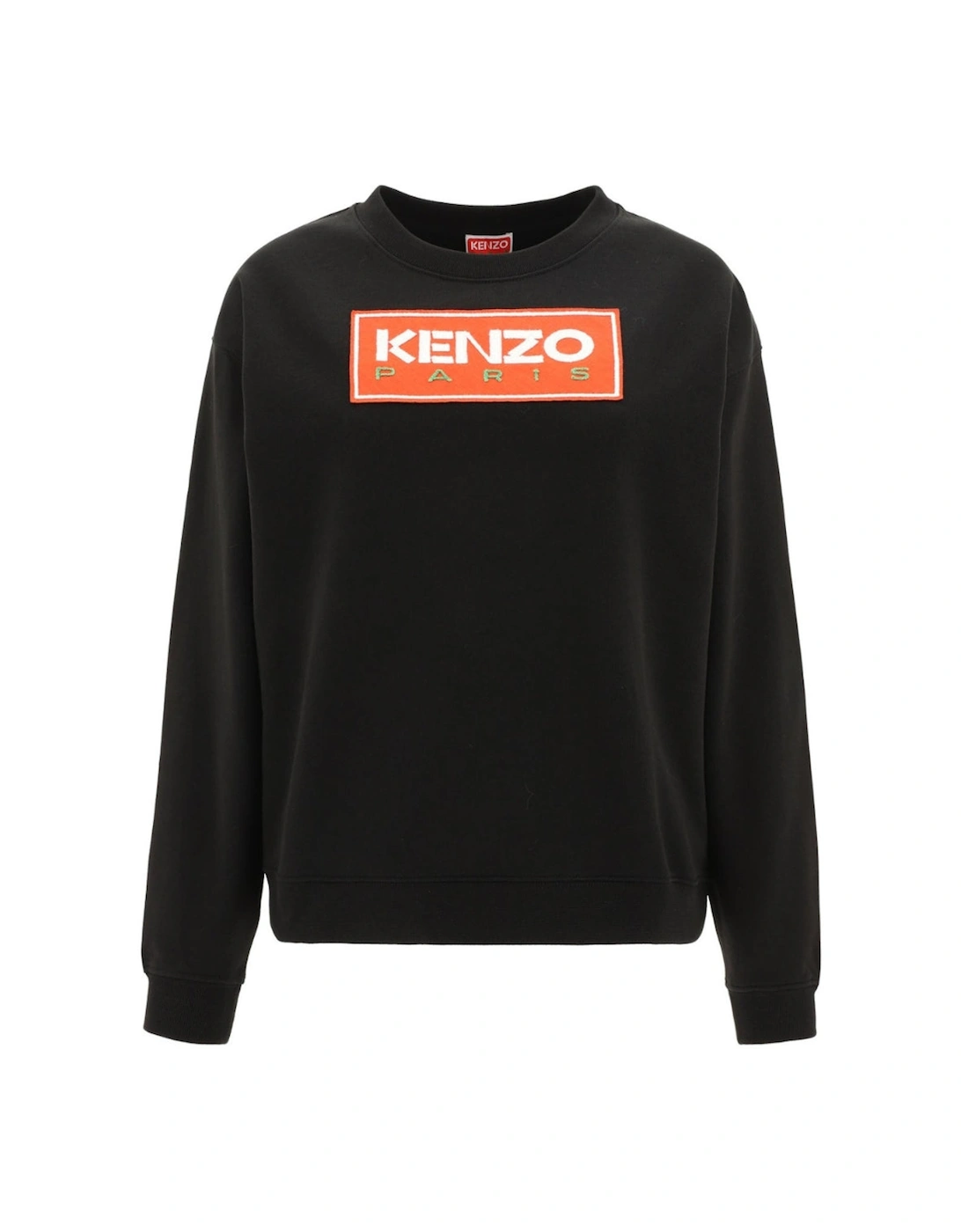 Women's Kenzo Paris Block Logo Womens Black Sweatshirt - Size: XS