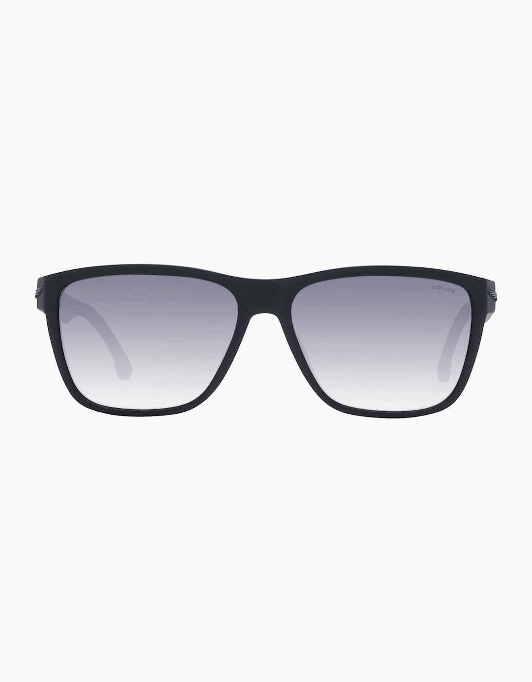 Police Men's Grey/Black Lens Semi-Matte Sunglasses - Size: One Size