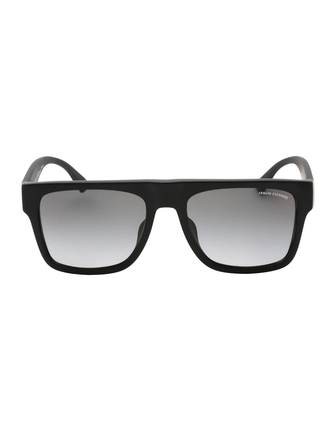 Men's Armani Exchange Grey Gradient Lens Matte Black Sunglasses - Size: ONE size