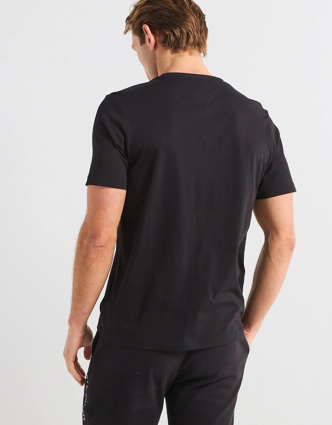 Stack Left Chest Logo T-Shirt - Black