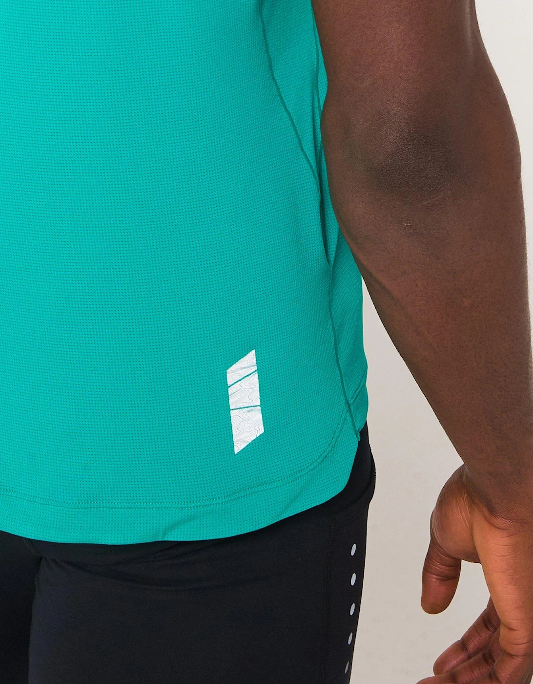 Men's Tech Short Sleeve Tee - Deep Laguna/Seafaring