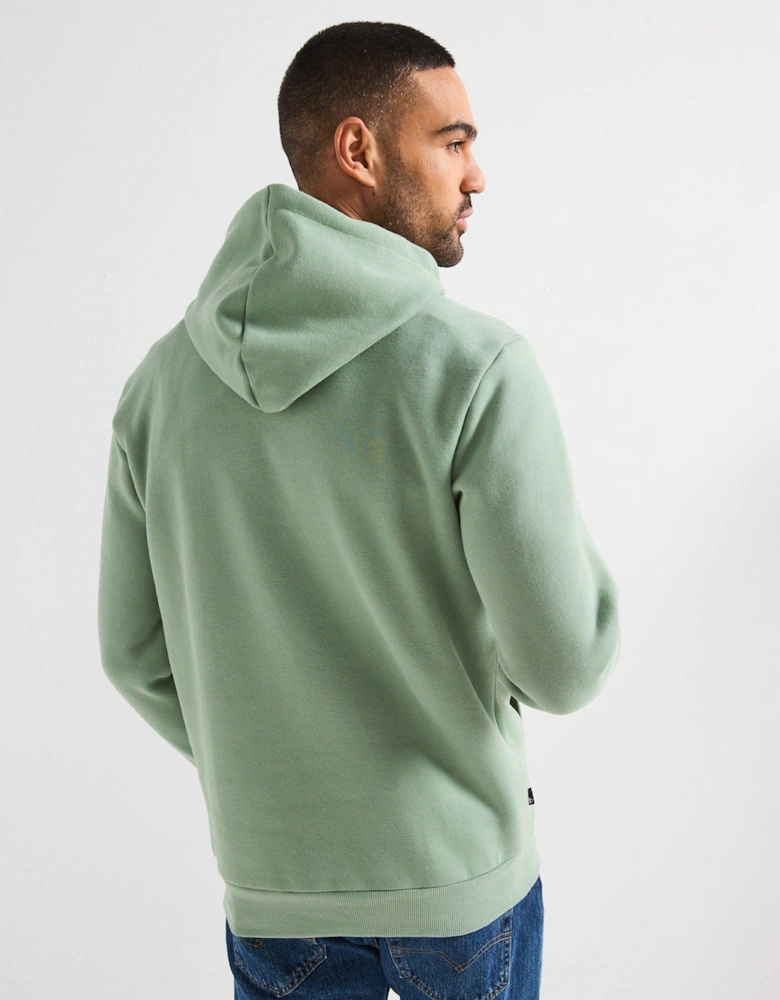 Hampton Logo Overhead Hoodie - Light Green