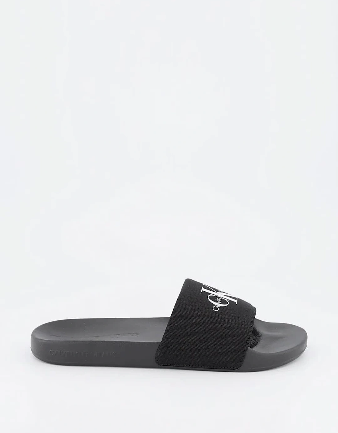 Monogram Logo Canvas Slide - Black