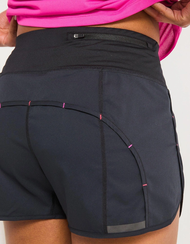 Womens Running Tech 4.5 Short - Black