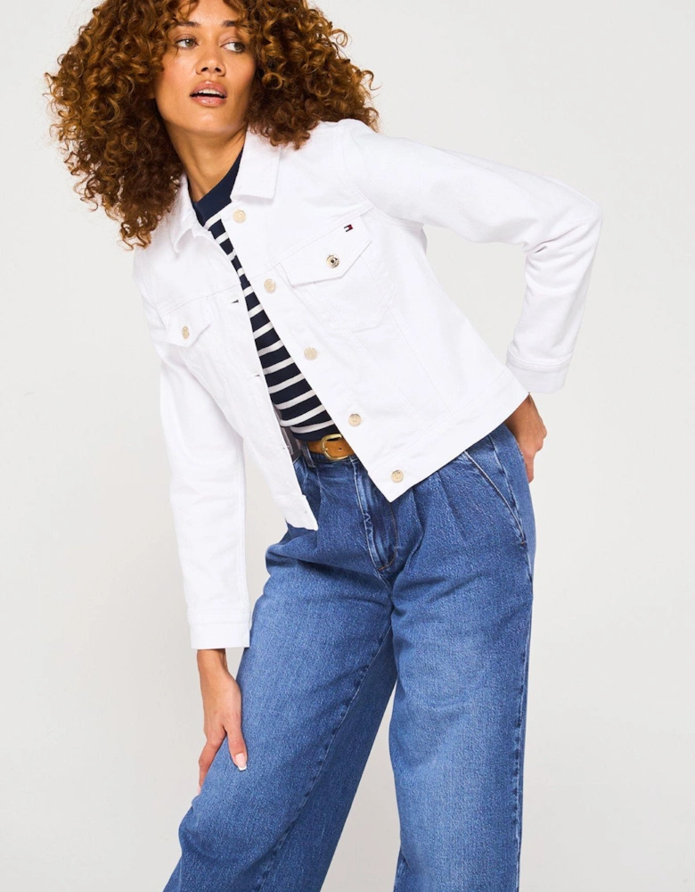 Mini Logo Striped Oversized T-Shirt - Navy