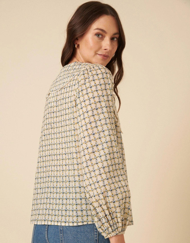 Birdie Blouse - Bright Cream