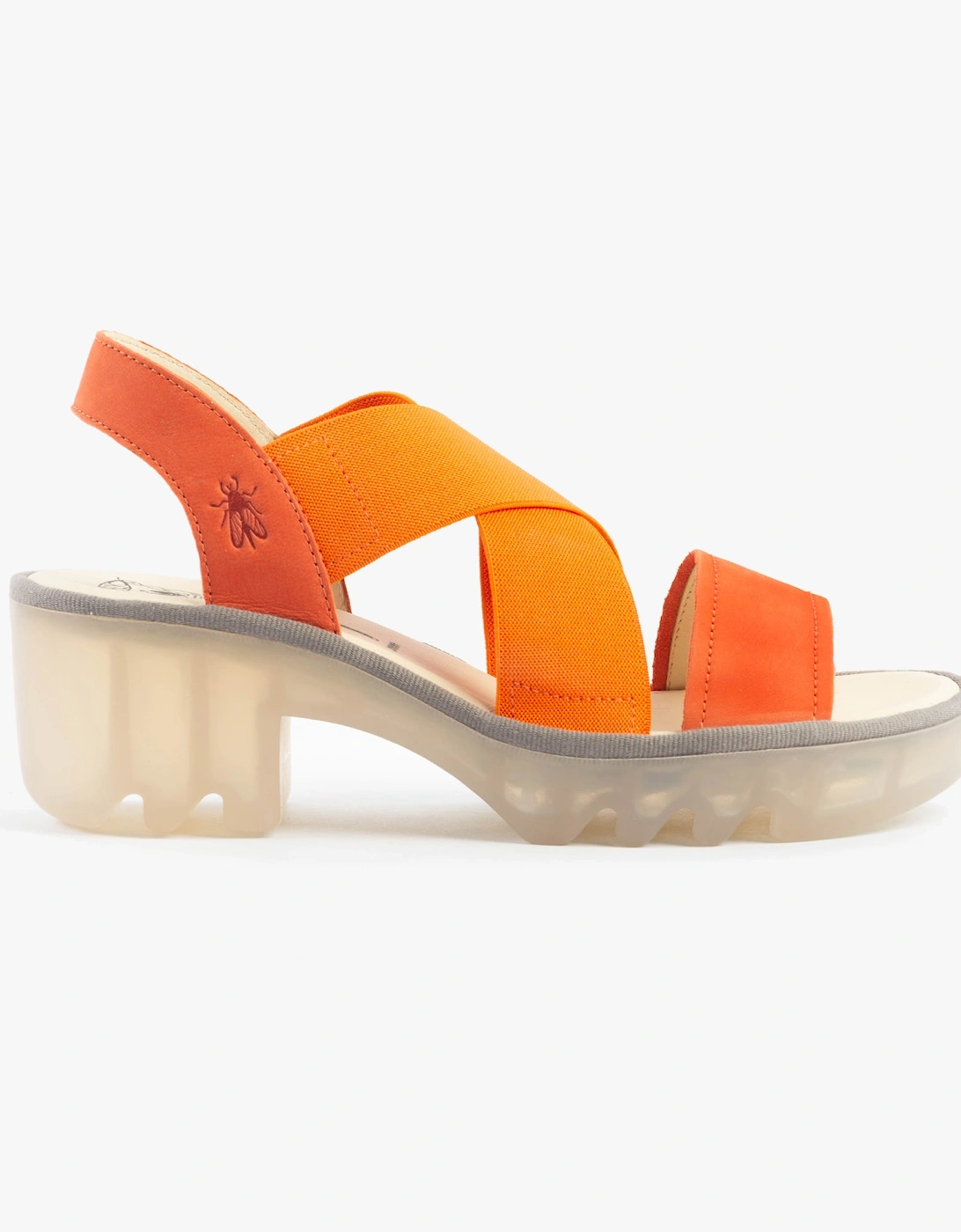 Women's Fly London TAJI502FLY Womens Sandals Poppy Orange - Size: 8