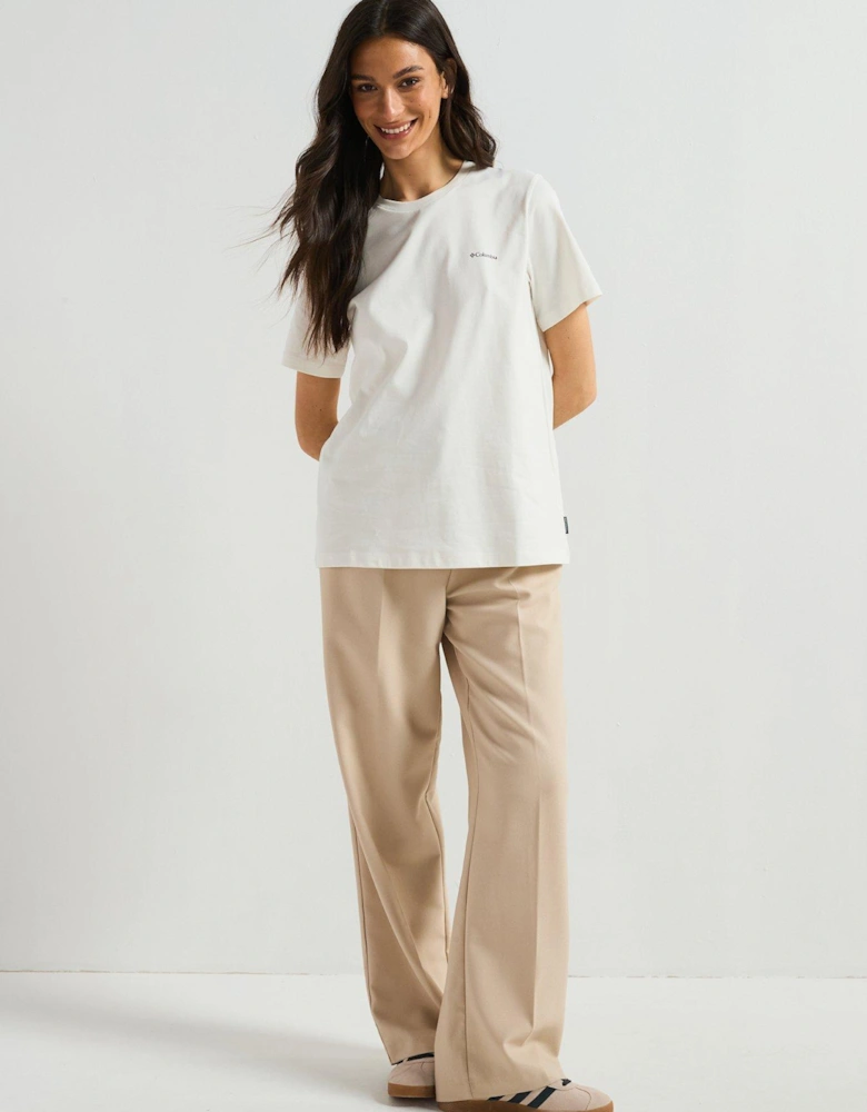 Women's Boundle Beauty Logo Short Sleeve T-Shirt - Cream