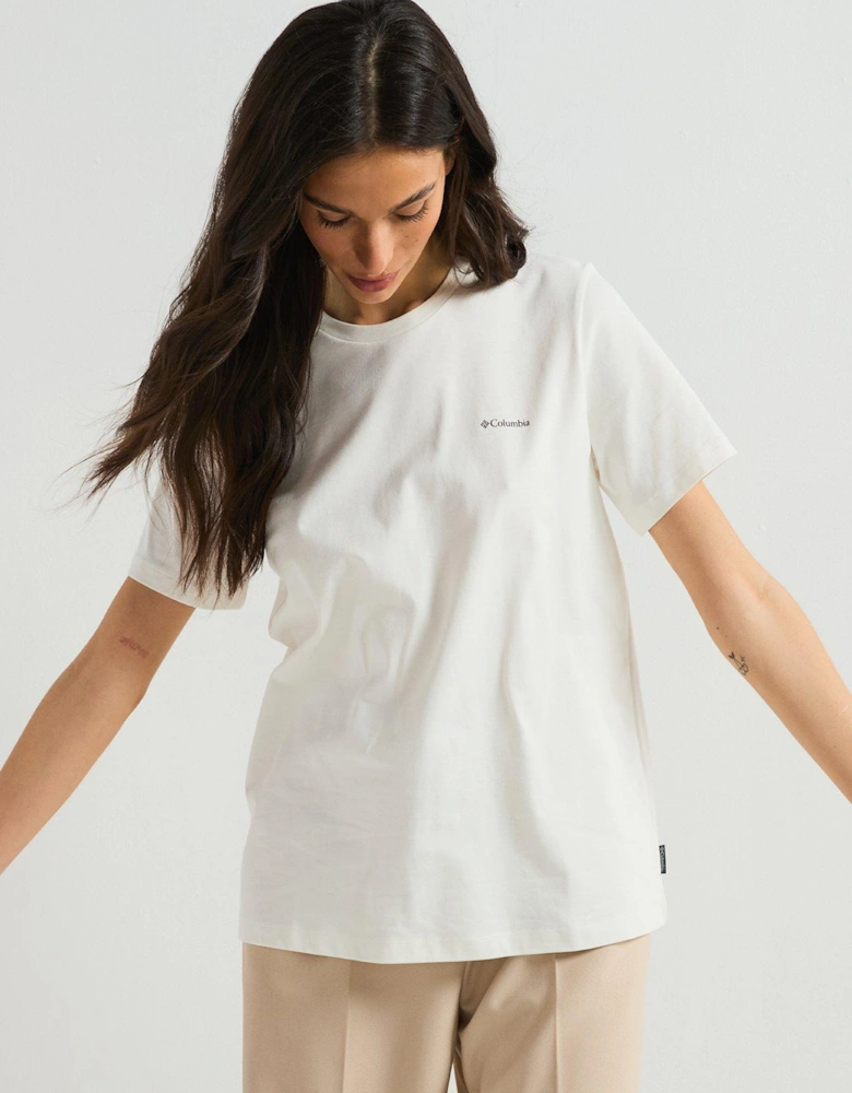 Women's Boundle Beauty Logo Short Sleeve T-Shirt - Cream